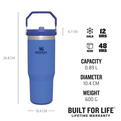 Stanley Flip Straw Tumbler Pipetli Termos Bardak 0,89 LT Iris - 3