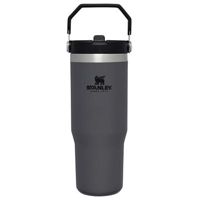 Stanley Flip Straw Tumbler Pipetli Termos Bardak 0,89 LT Kömür - 1