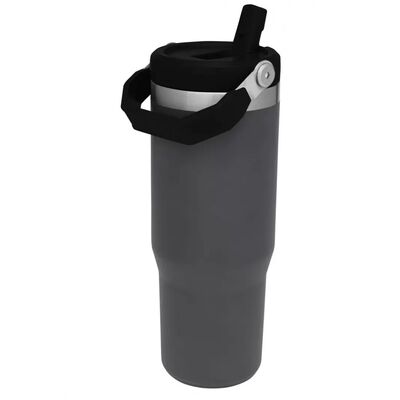 Stanley Flip Straw Tumbler Pipetli Termos Bardak 0,89 LT Kömür - 4