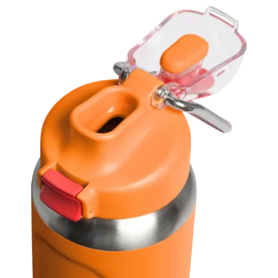 Stanley Wellspring Bottle Soğuk Su Termosu 0,70lt Goldenrod Coral - 3