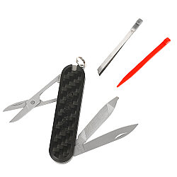 Swiss Tech 7-İn-1 Karbon Fiber Çok Amaçlı Çakı ST029044 - Swiss Tech