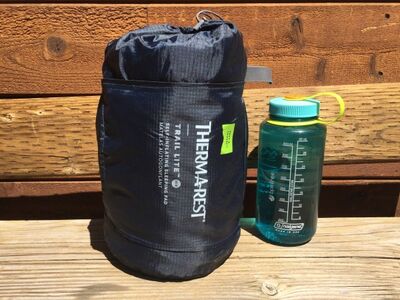 Thermarest Trail Lite Regular Şişme Kamp Matı Yeşil - 2