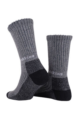 Thermoform Trekking Çorap Gri 43-46 - 5