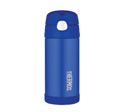 Thermos F401 Funtainer SS Çocuk Pipetli Termos 0,355L Mavi - 1