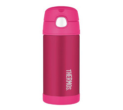 Thermos F401 Funtainer SS Çocuk Pipetli Termos 0,355L Pembe - Thumbnail