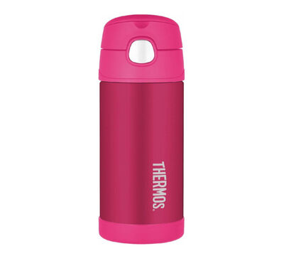 Thermos F401 Funtainer SS Çocuk Pipetli Termos 0,355L Pembe - 1