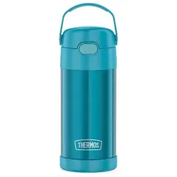 Thermos F401 Funtainer SS Çocuk Pipetli Termos 0,355L Turkuaz - 1