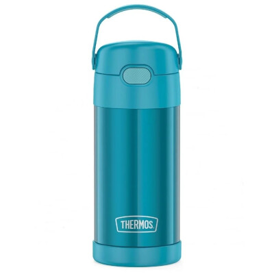 Thermos F401 Funtainer SS Çocuk Pipetli Termos 0,355L Turkuaz - THERMOS