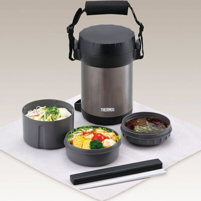 Thermos Fbb-1800 3 Bölmeli Paslanmaz Çelik Yemek Termosu 197623 - 6