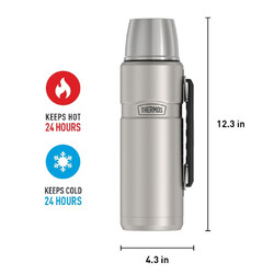 Thermos Sk2010 Paslanmaz King XLarge 1.2L Çelik 163963-AK - Thumbnail