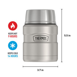 Thermos Sk3000 King Yemek Termosu 0,47lt Çelik - Thumbnail