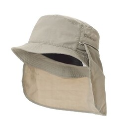 Trekmates Mojave Katlanır Yazlık Terletmez Şapka Krem L/XL - TREKMATES