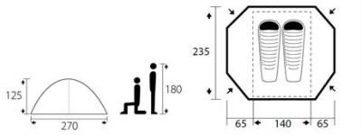 Trimm Apolos-D 2 Kişilik 4 Mevsim Çadır - 4