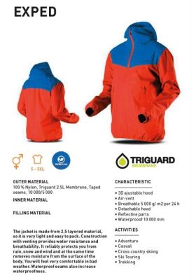 Trimm Exped Ceket - Erkek/Unisex, Lagün Mavisi - 3