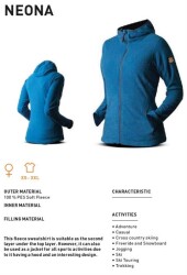 Trimm Neona Sweatshirt - Kadın, Mavi - 3