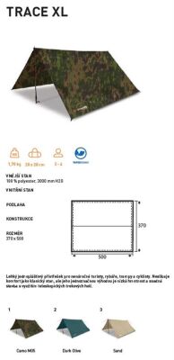 Trimm Trace XL 370x500 Outdoor Tarp - Yeşil - 3