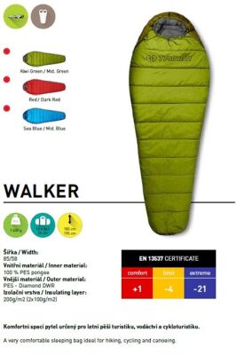 Trimm Walker -21'C Ultralight Uyku Tulumu - 195R, Yeşil - 3