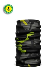 Tube Bandana Sarı Gri Bandana Boyunluk BKD301 - Tube Bandana