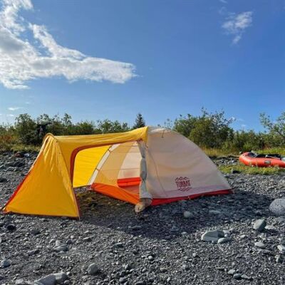 Turbat Borzhava 3 XL Üç Kişilik Çadır - Alu, Sarı - 7