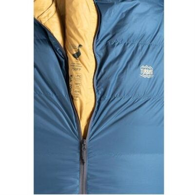 Turbat Kuk 700 -35'C Superlite Uyku Tulumu - 185, Mavi - 5