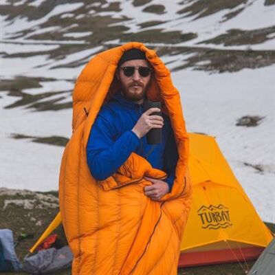 Turbat Ultar -21'C Superlite Uyku Tulumu - 185L, Sarı - 12