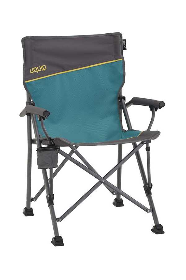 Uquip Roxy Yüksek Konforlu & Takviyeli Katlanır Kamp Sandalyesi Petrol Güney Kamp Outdoor