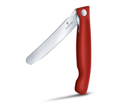 Victorinox 6.7801.FB SwissClassic 11cm Katlanabilir Soyma Bıçağı Kırmızı - 2