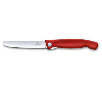 Victorinox 6.7801.FB SwissClassic 11cm Katlanabilir Soyma Bıçağı Kırmızı - 5