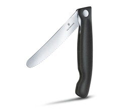 Victorinox 6.7833.FB SwissClassic 11cm Katlanabilir Domates Bıçağı Siyah - 2