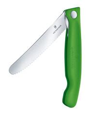 Victorinox 6.7836.F4B SwissClassic 11cm Katlanabilir Domates Bıçağı Yeşil - 1