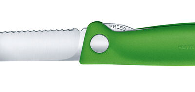 Victorinox 6.7836.F4B SwissClassic 11cm Katlanabilir Domates Bıçağı Yeşil - 2