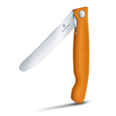 Victorinox 6.7836.F9B SwissClassic 11cm Katlanabilir Domates Bıçağı Turuncu - 2