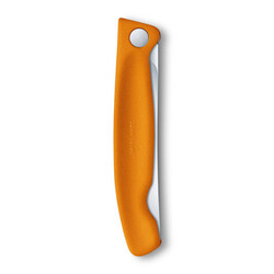 Victorinox 6.7836.F9B SwissClassic 11cm Katlanabilir Domates Bıçağı Turuncu - 4