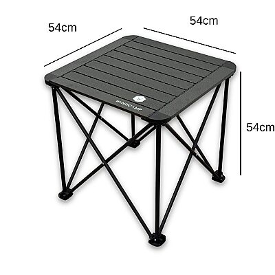 Windcamp Katlanır Kamp Masası Alüminyum Küçük 54x54x54 - 2