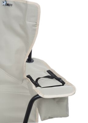 Wolfy Lux Kamp Sandalyesi Siyah Gri Panda Desenli - 5