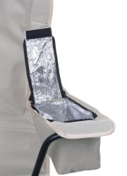 Wolfy Lux Kamp Sandalyesi Siyah Gri Panda Desenli - 6