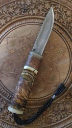 Yakut Damascus Koleksiyon Av Bıçağı No:7 - Thumbnail