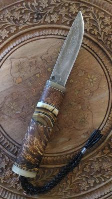Yakut Damascus Koleksiyon Av Bıçağı No:7